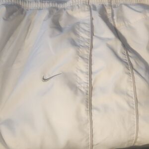 Nike White Windbreaker Pants